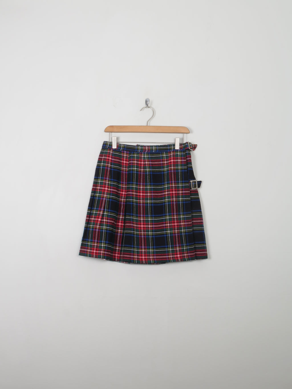 Vintage Tartan Mini Skirt 28" S - The Harlequin