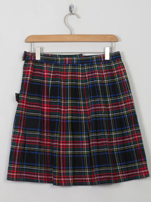 Vintage Tartan Mini Skirt 28" S - The Harlequin