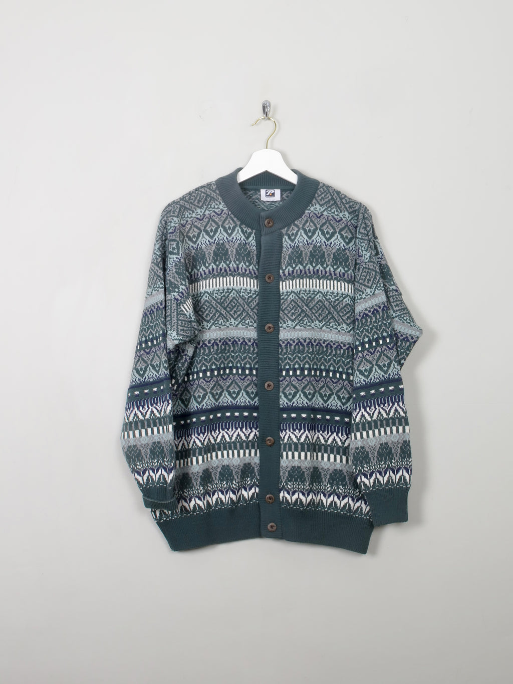 Men's Vintage Cardigan M - The Harlequin