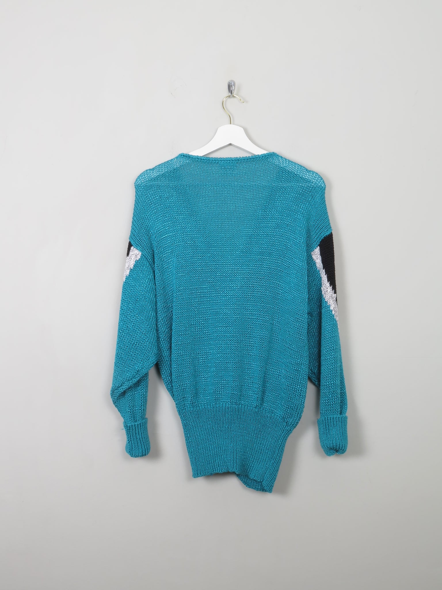 Women's Vintage Green Jumper S/M - The Harlequin