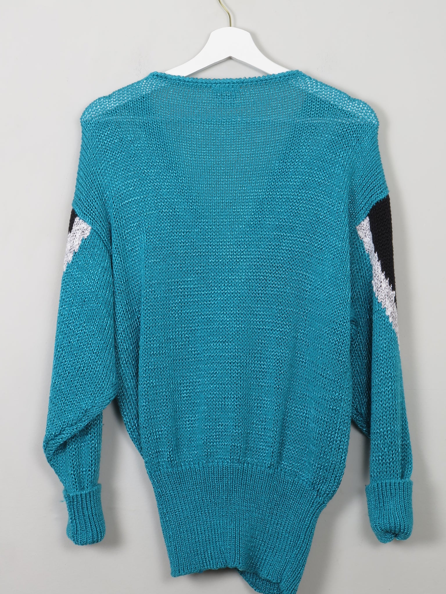 Women's Vintage Green Jumper S/M - The Harlequin