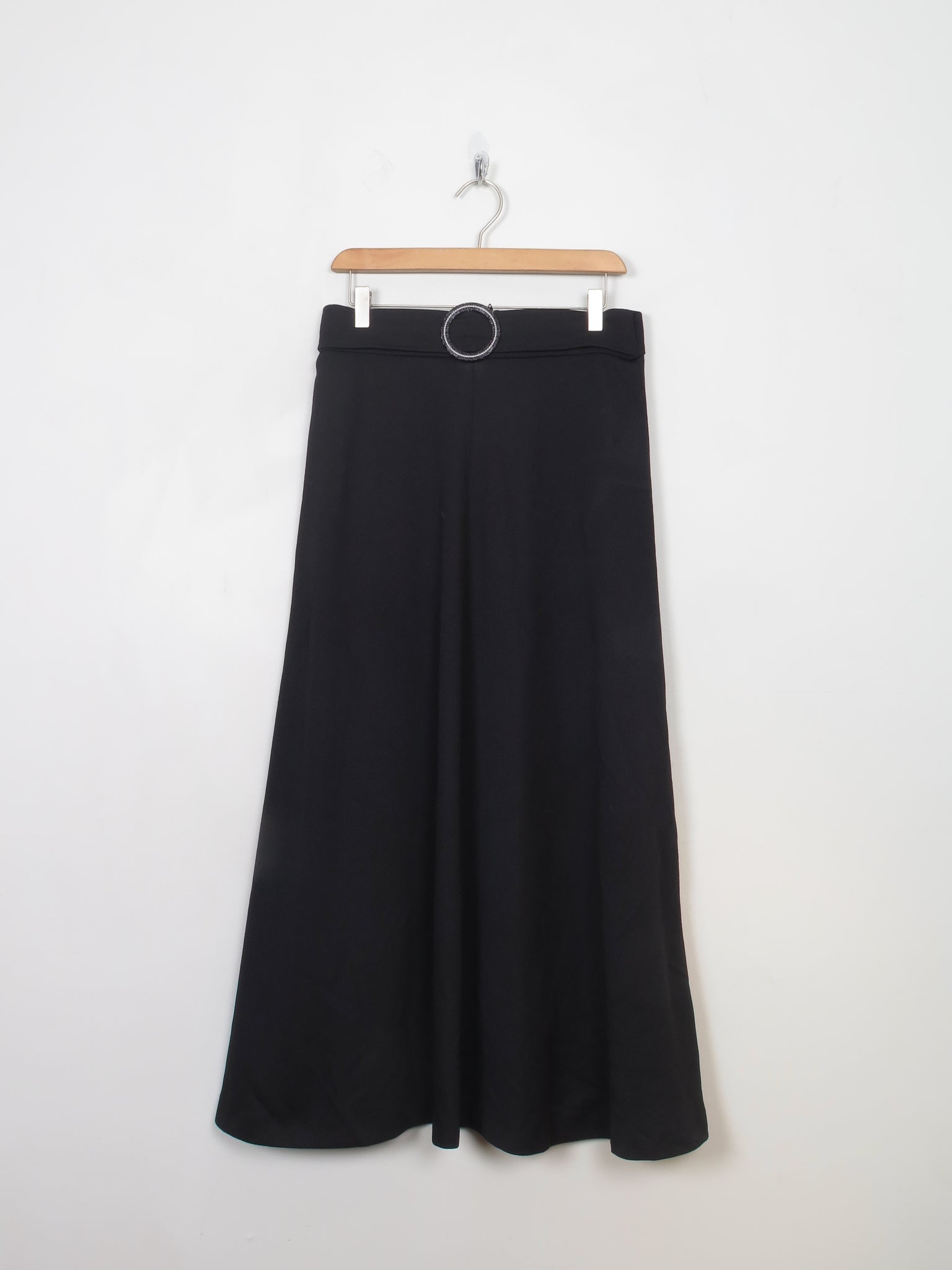 Vintage Black Long Skirt S / 29" W