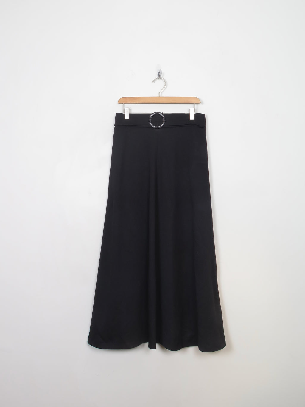 Vintage Black Long Skirt S / 29" W