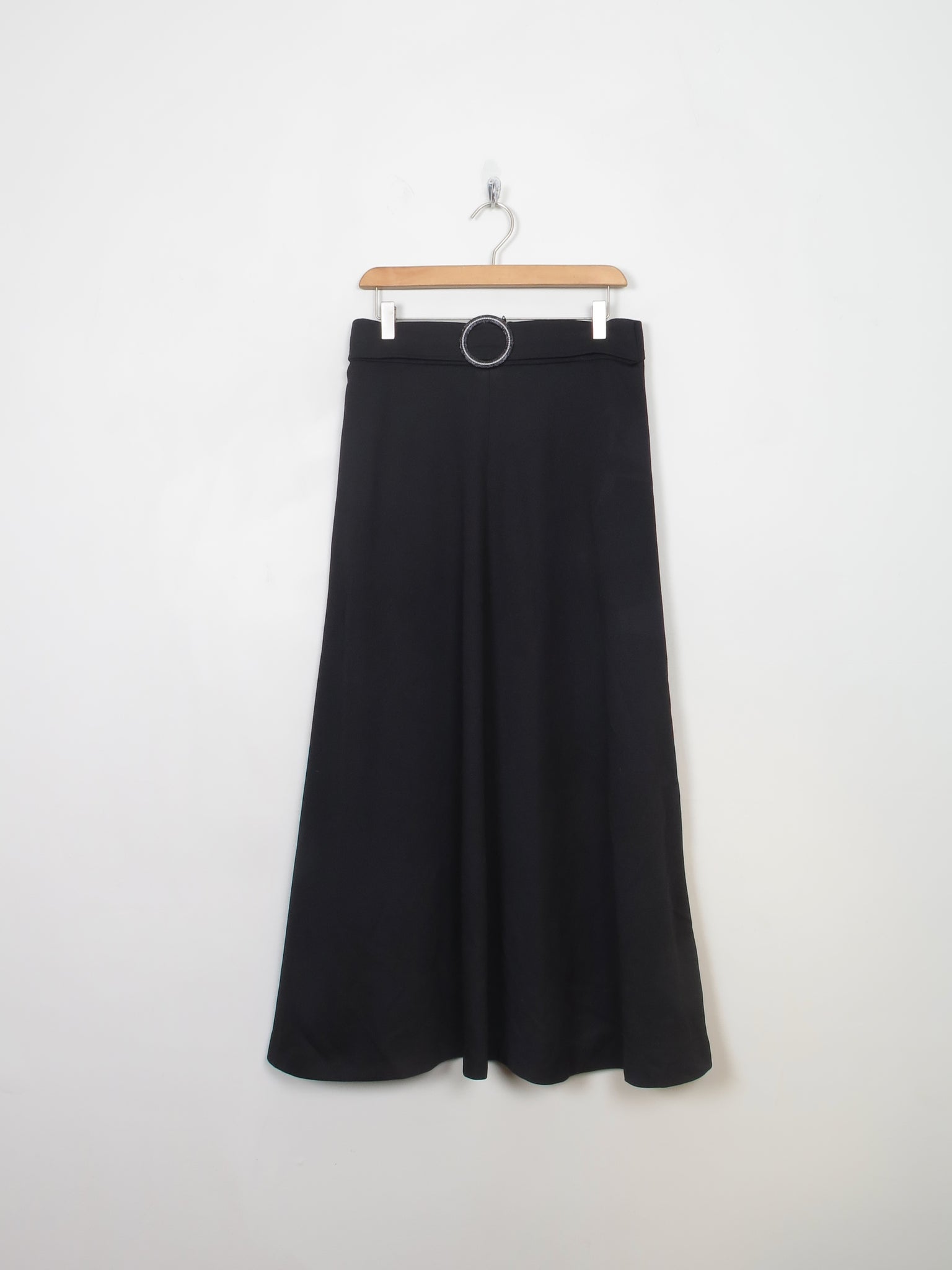Vintage Black Long Skirt S / 29" W