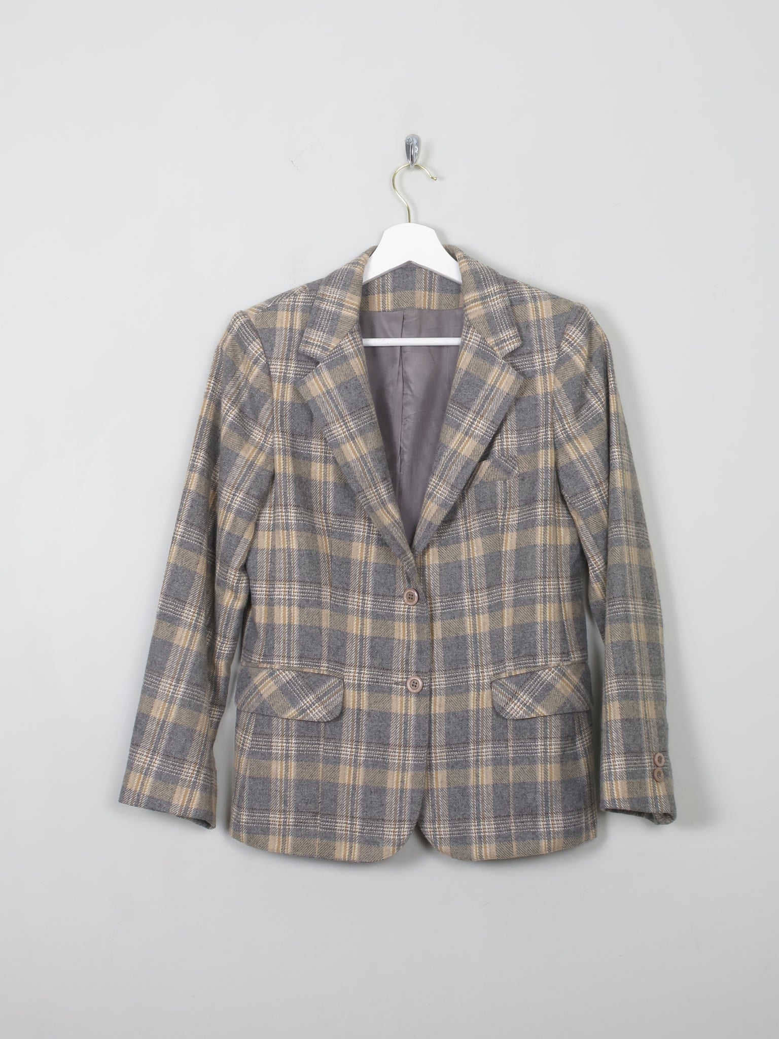 Women's Vintage Check Jacket XS - The Harlequin