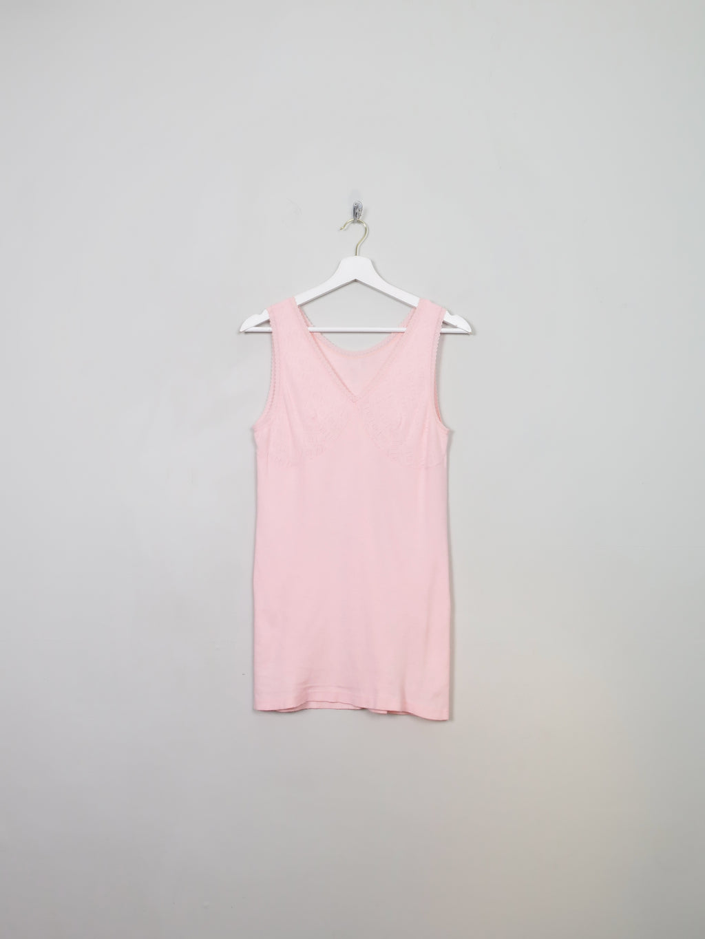 Women's VIntage Pink Vest Top L