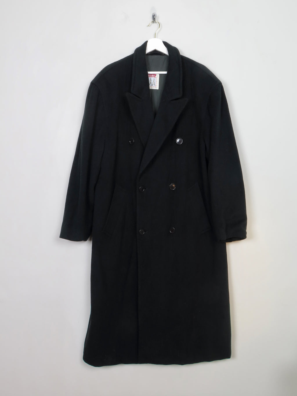 Men's Vintage 1980s Green Wool Louis Copeland Coat L