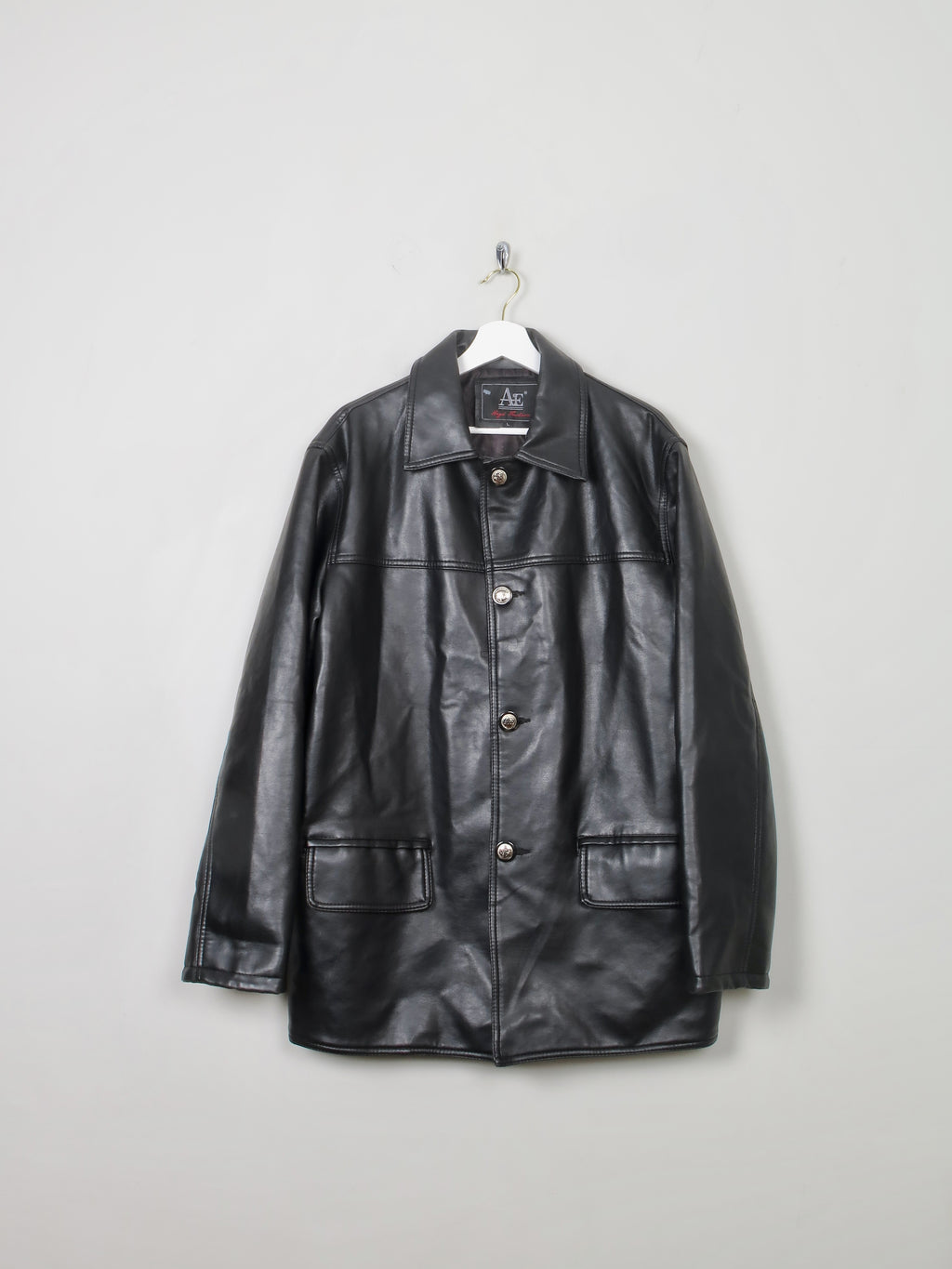 Men's PVC Vintage Jacket L - The Harlequin