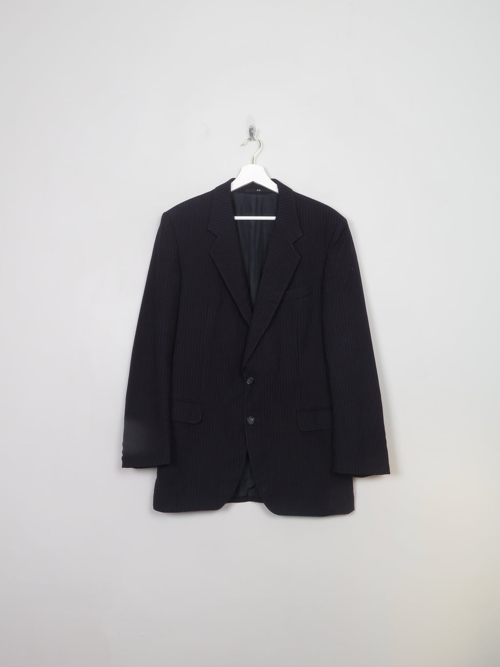 Men's Vintage Pinstriped Tailored Jacket 40/ M