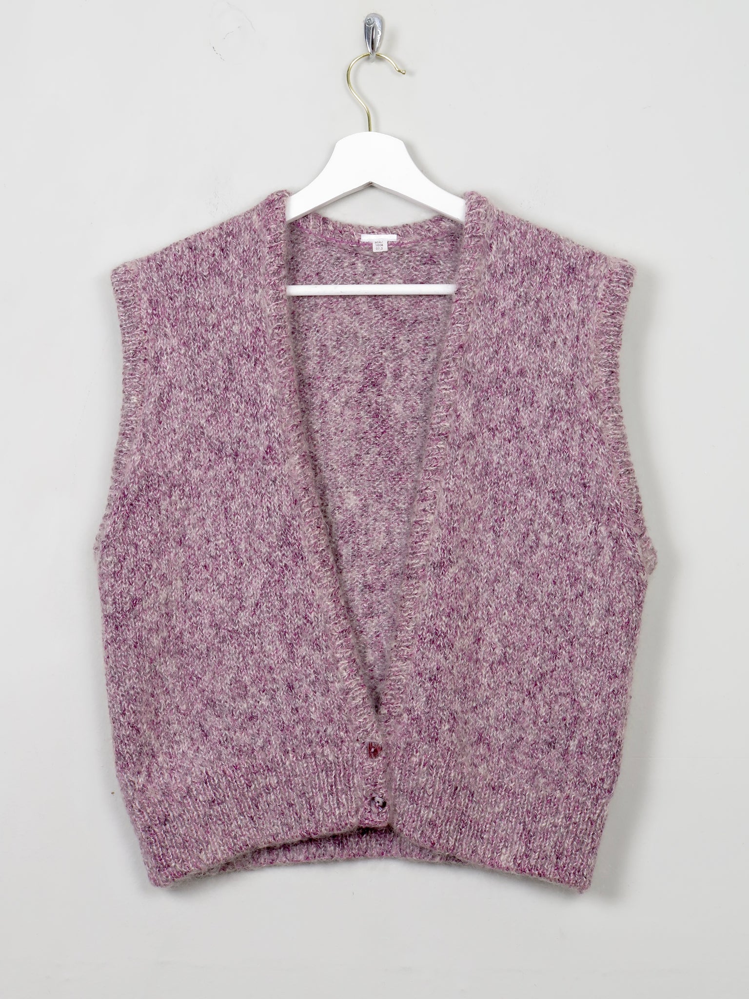 Women's Vintage Wool Waistcoat S/M - The Harlequin