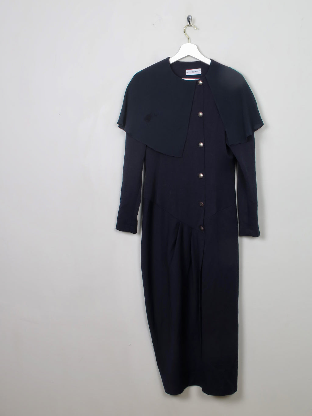 Vintage Navy Quin & Donnelly Dress S - The Harlequin