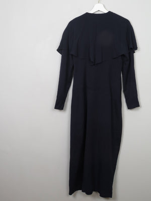 Vintage Navy Quin & Donnelly Dress S - The Harlequin