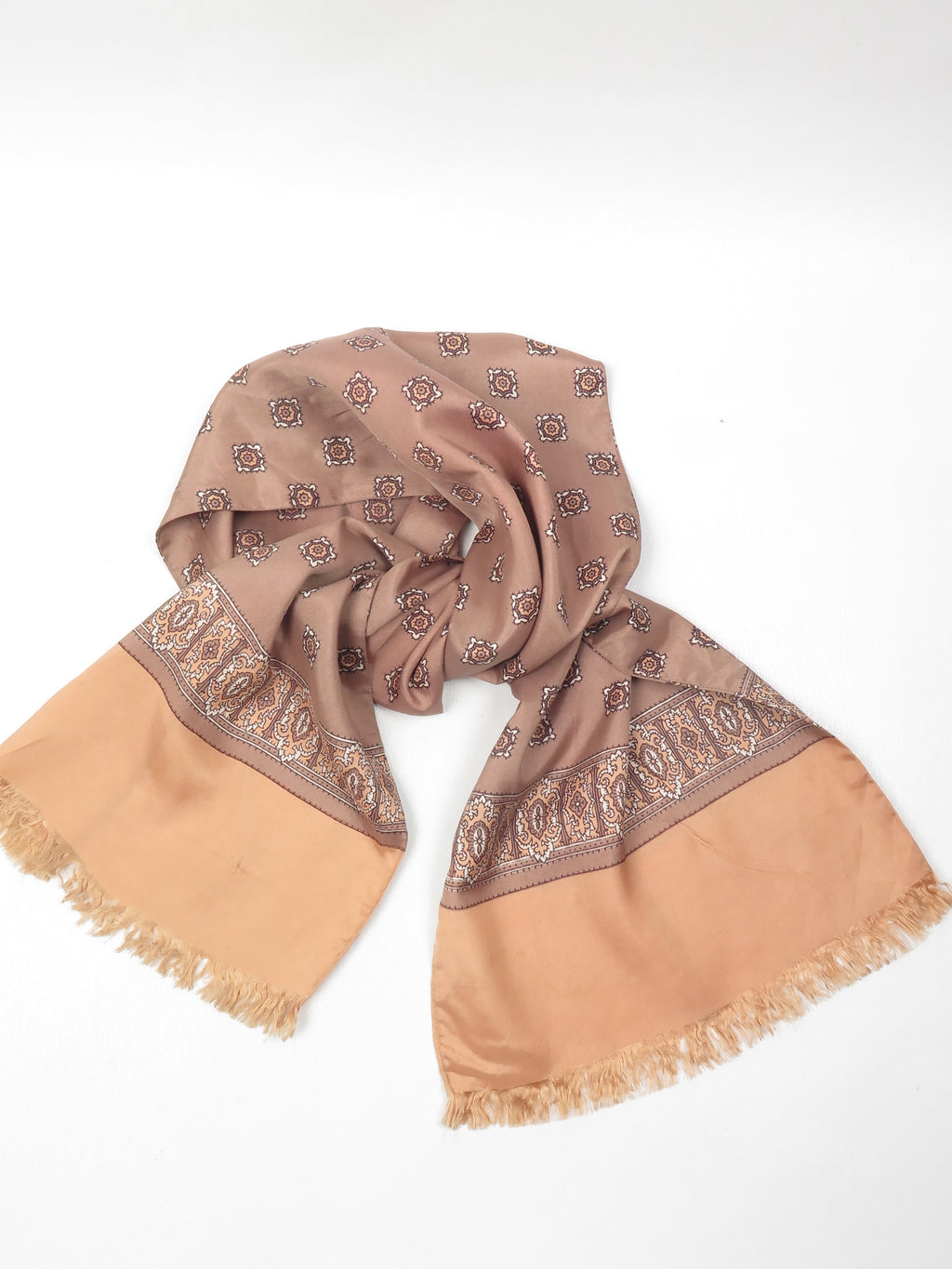 Men's Vintage Satin Cravat Scarf