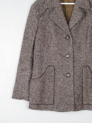 Women's Vintage Tweed Short Coat M/L