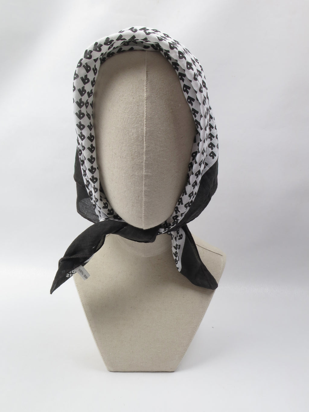 Women's Vintage Rodier Paris Monogram Square Scarf