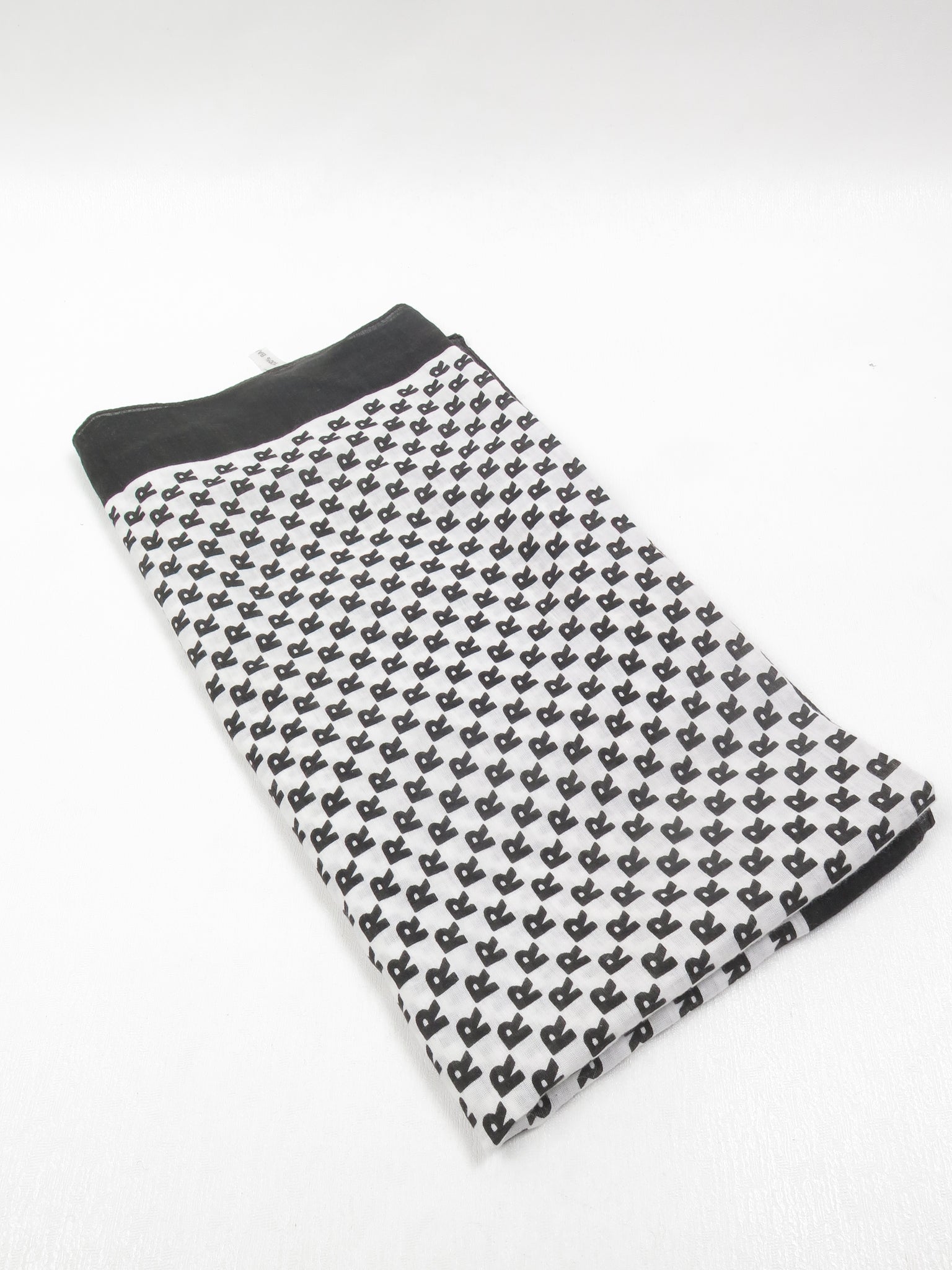 Women's Vintage Rodier Paris Monogram Square Scarf