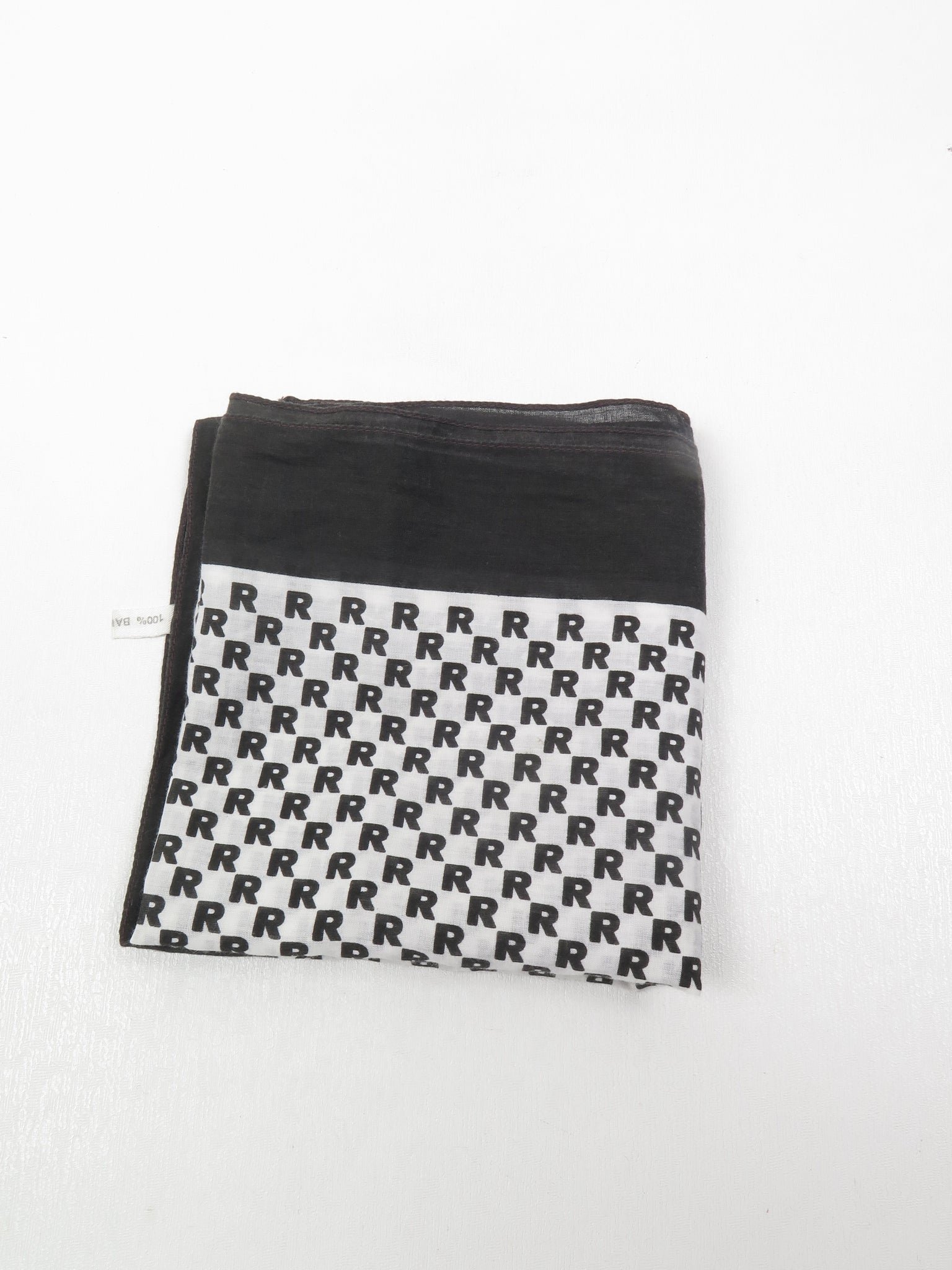 Women's Vintage Rodier Paris Monogram Square Scarf