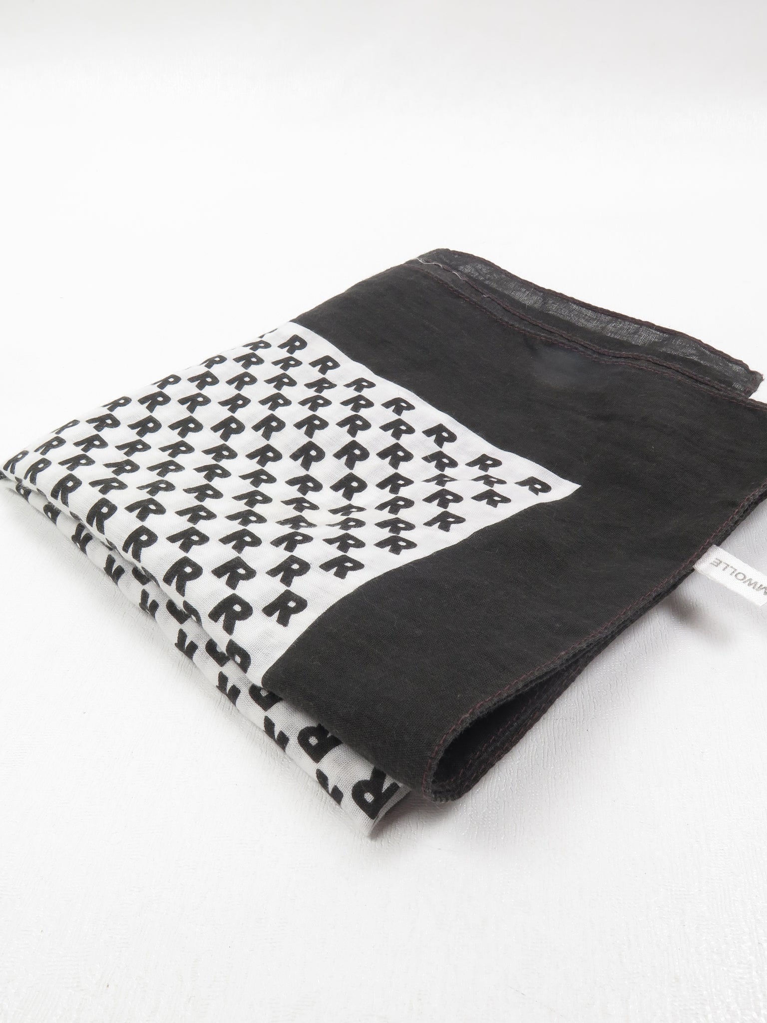 Women's Vintage Rodier Paris Monogram Square Scarf