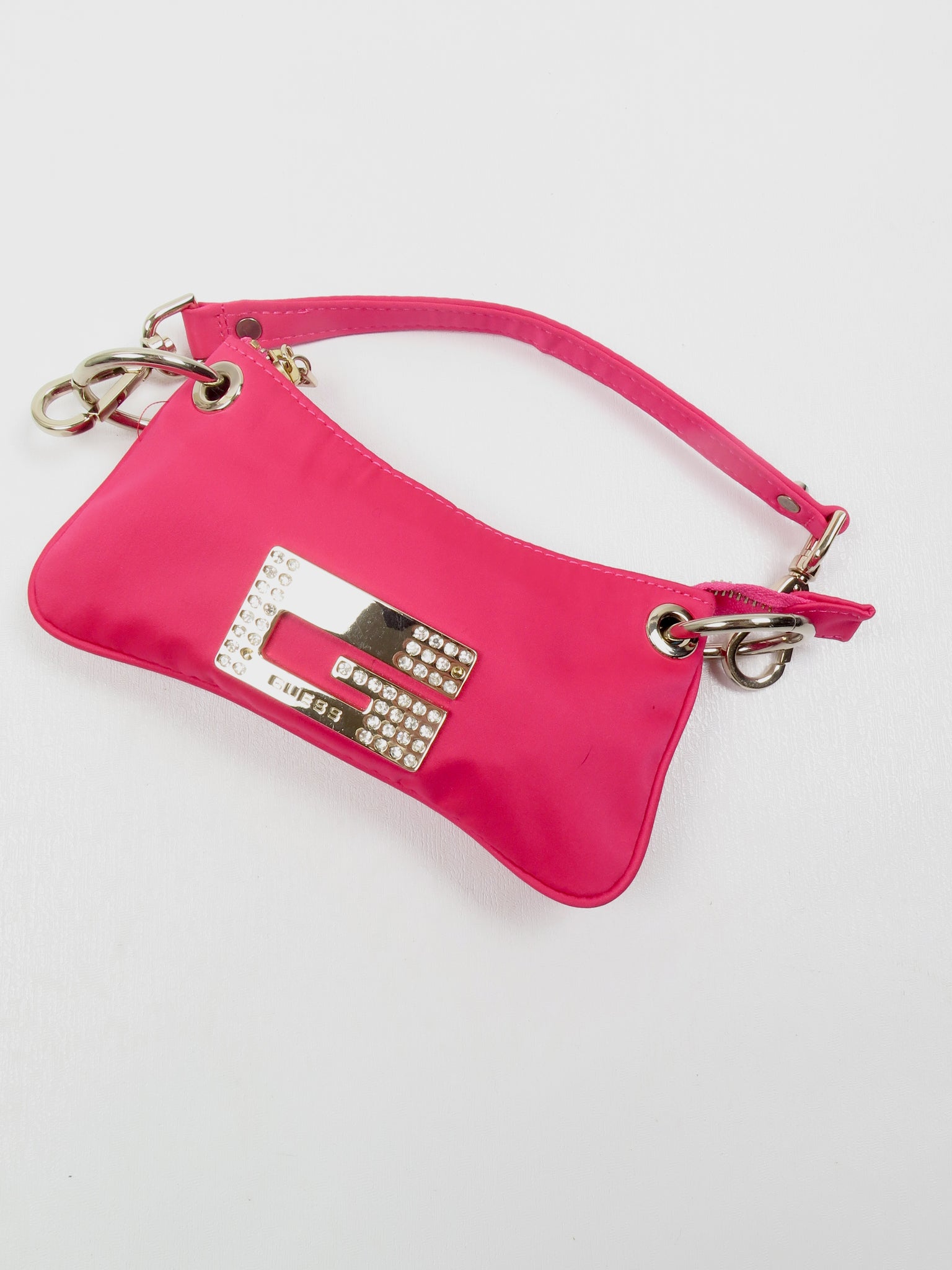 Vintage Cerise Pink Guess Small Bag
