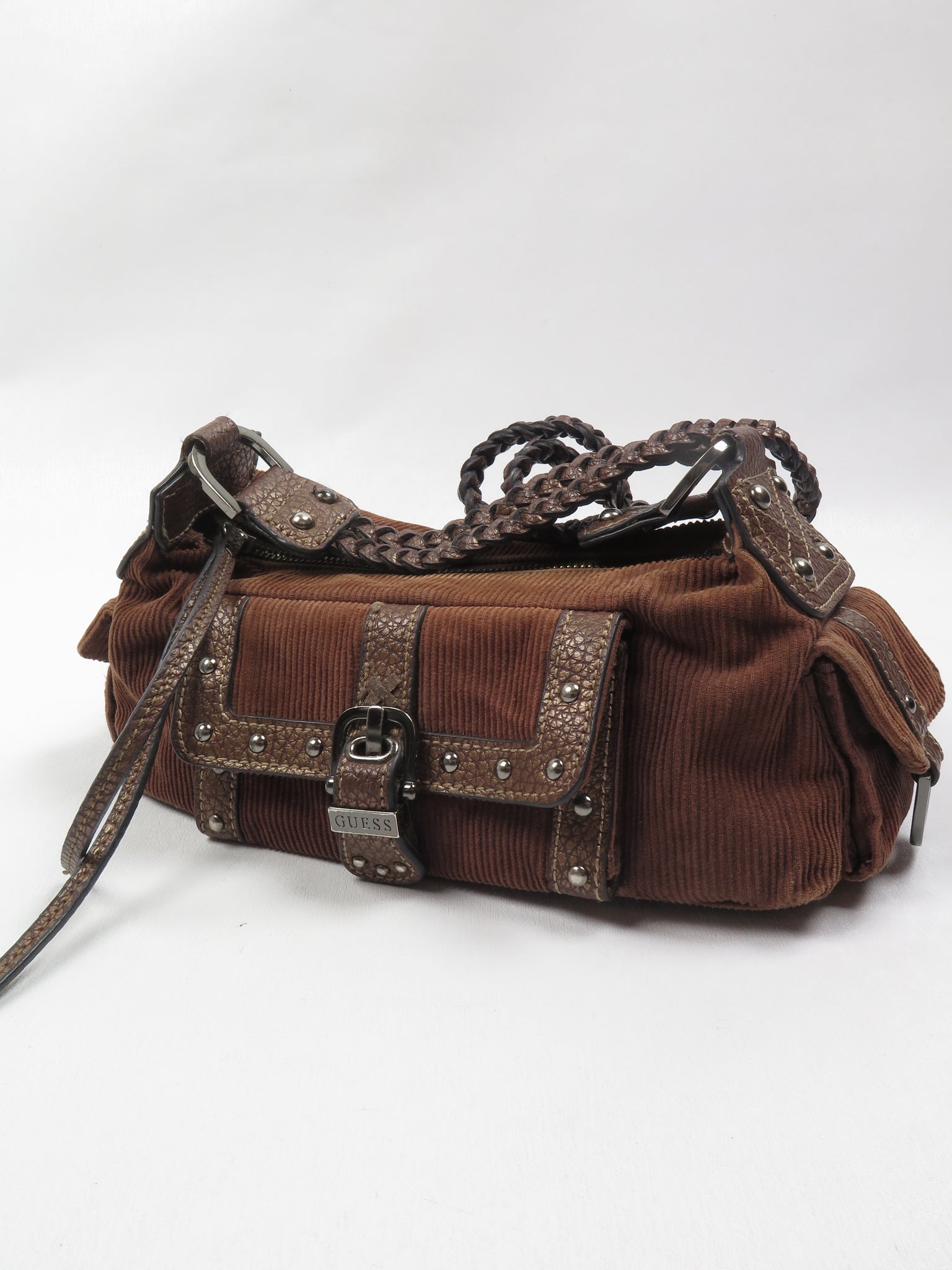 Vintage Brown Guess Shoulder Bag