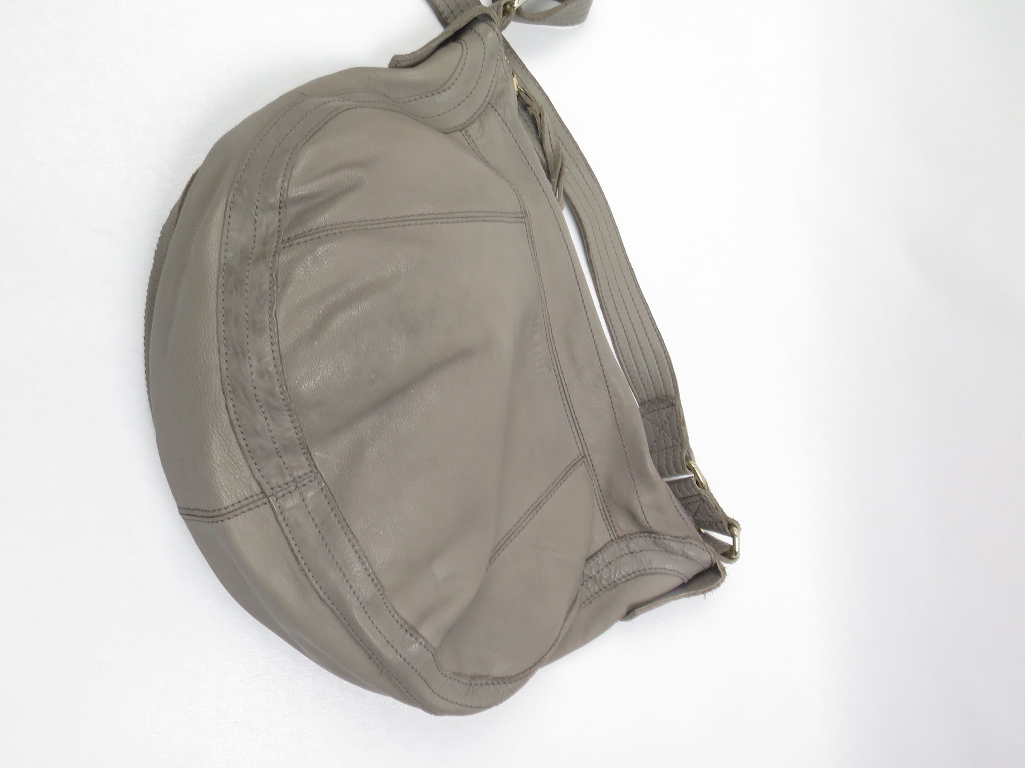 Vintage Leather Taupe Cross Body Ted Baker Bag