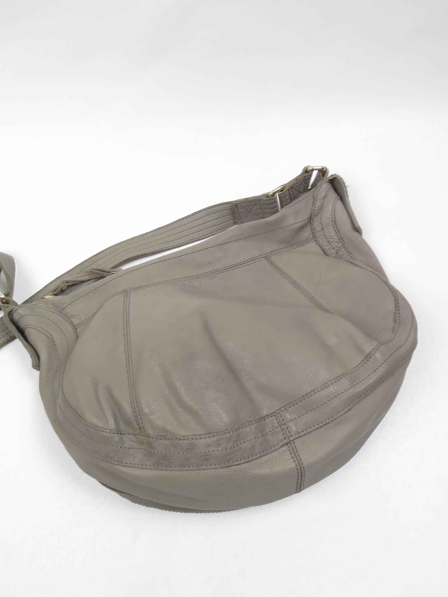 Vintage Leather Taupe Cross Body Ted Baker Bag