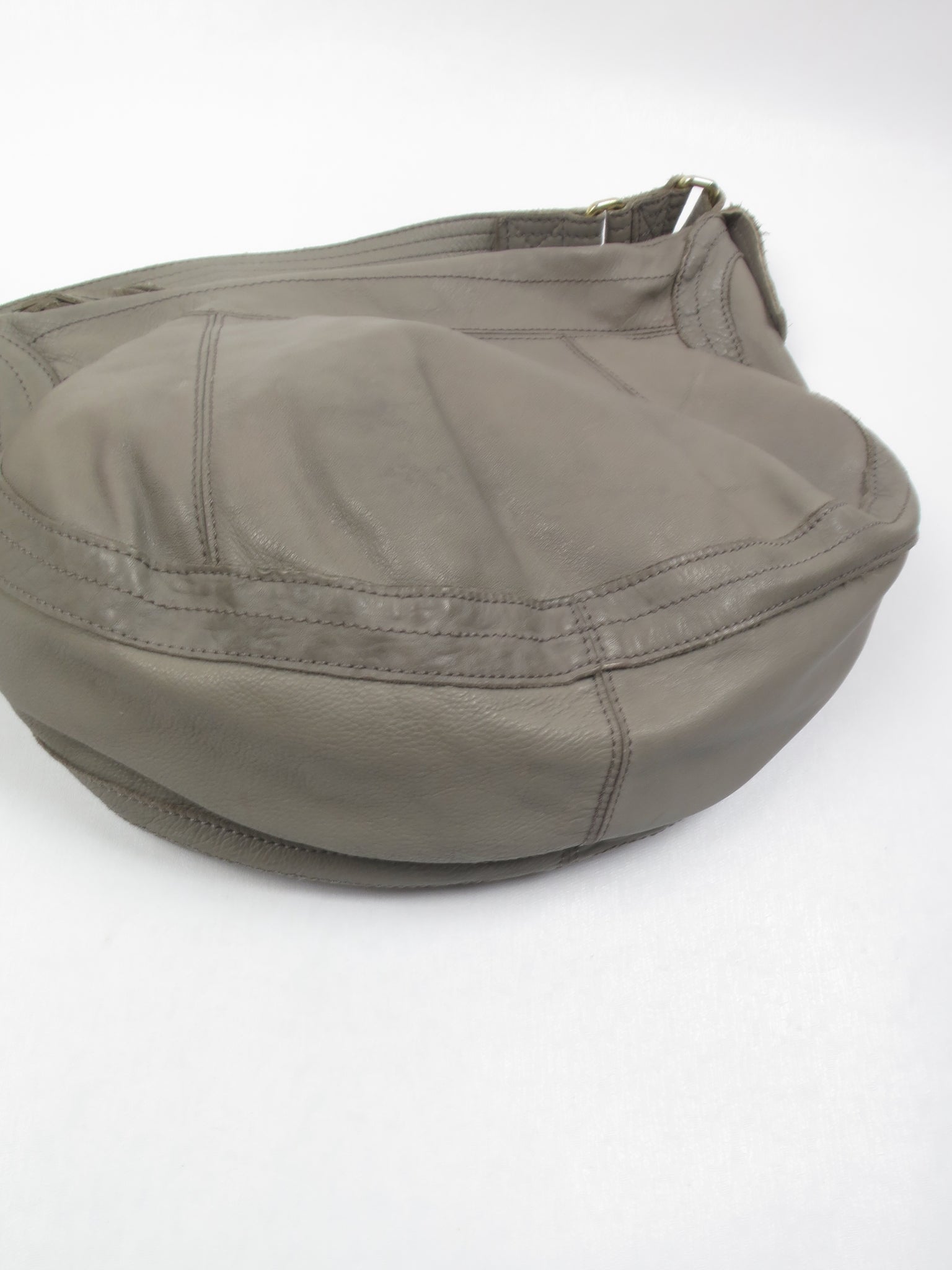 Vintage Leather Taupe Cross Body Ted Baker Bag