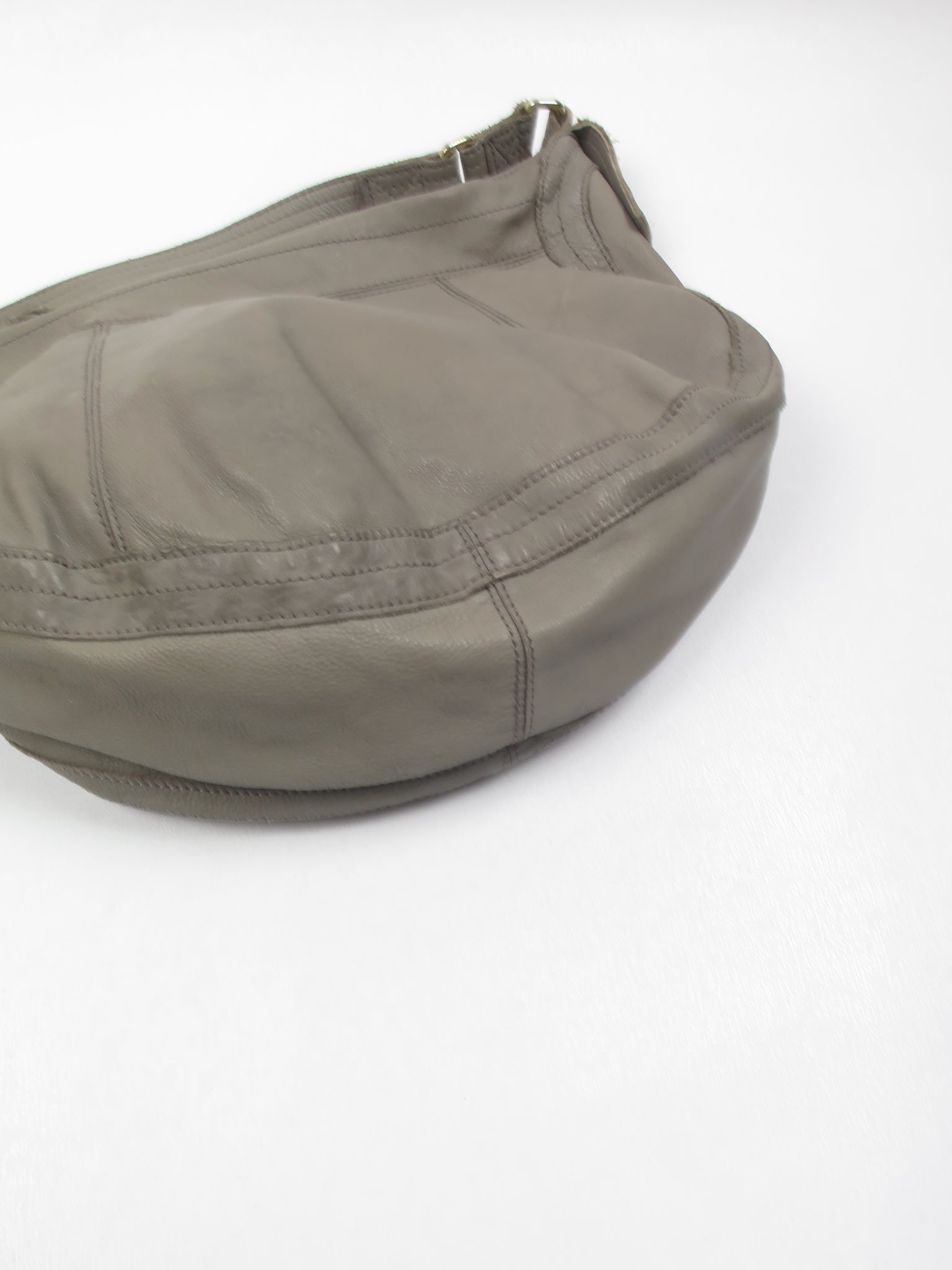 Vintage Leather Taupe Cross Body Ted Baker Bag