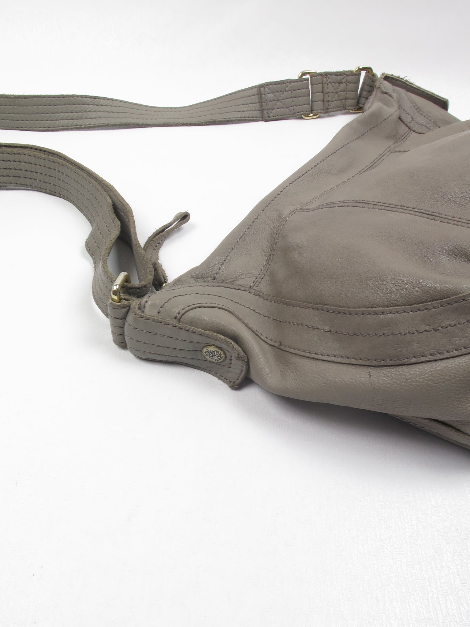 Vintage Leather Taupe Cross Body Ted Baker Bag