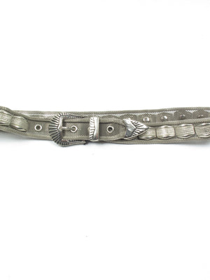 Women's Havy metal Silver Belt - The Harlequin