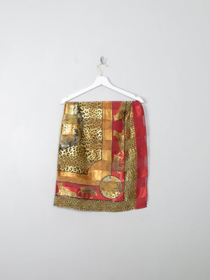 Women's Vintage Leopard Scarf - The Harlequin