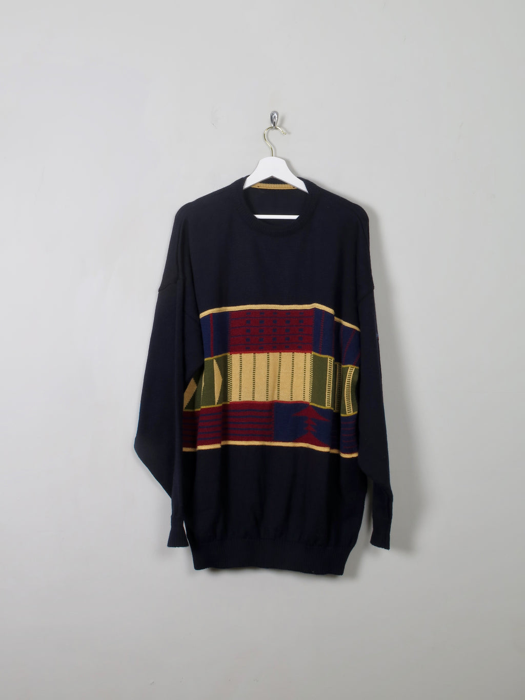 Men's Vintage Tricot Marine Navy Jumper XL/XXL