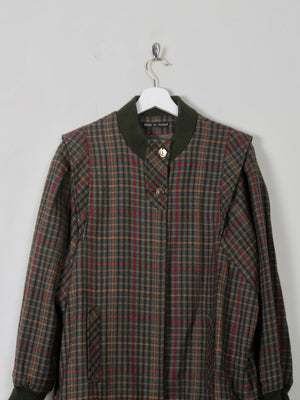 Women's Vintage Green Avoca Tweed Jacket S - The Harlequin