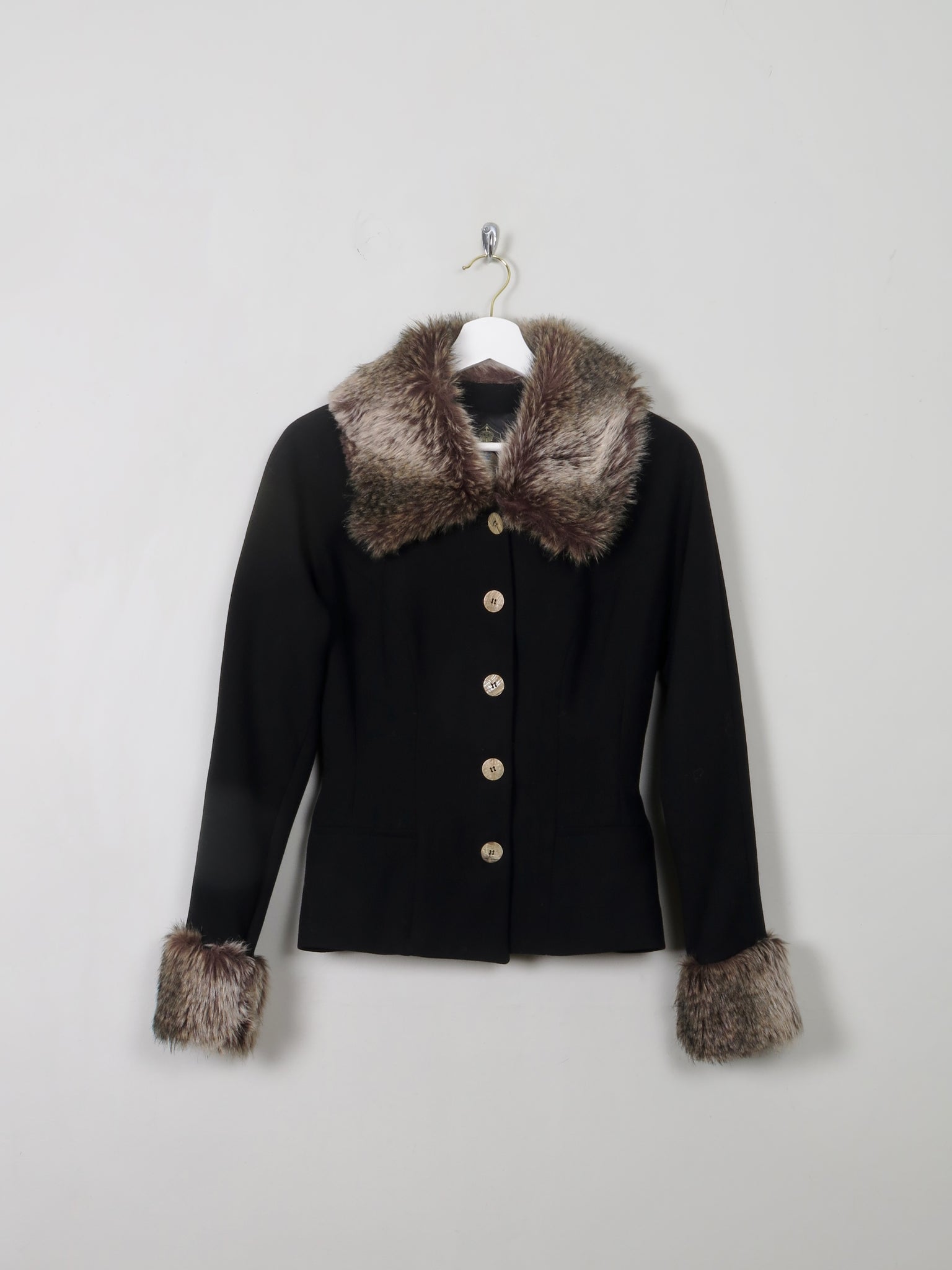 Women's Vintage Plein Sud Wool Jacket With Trims XS - The Harlequin