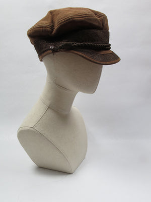 Men's Suede Sailors Hat L - The Harlequin