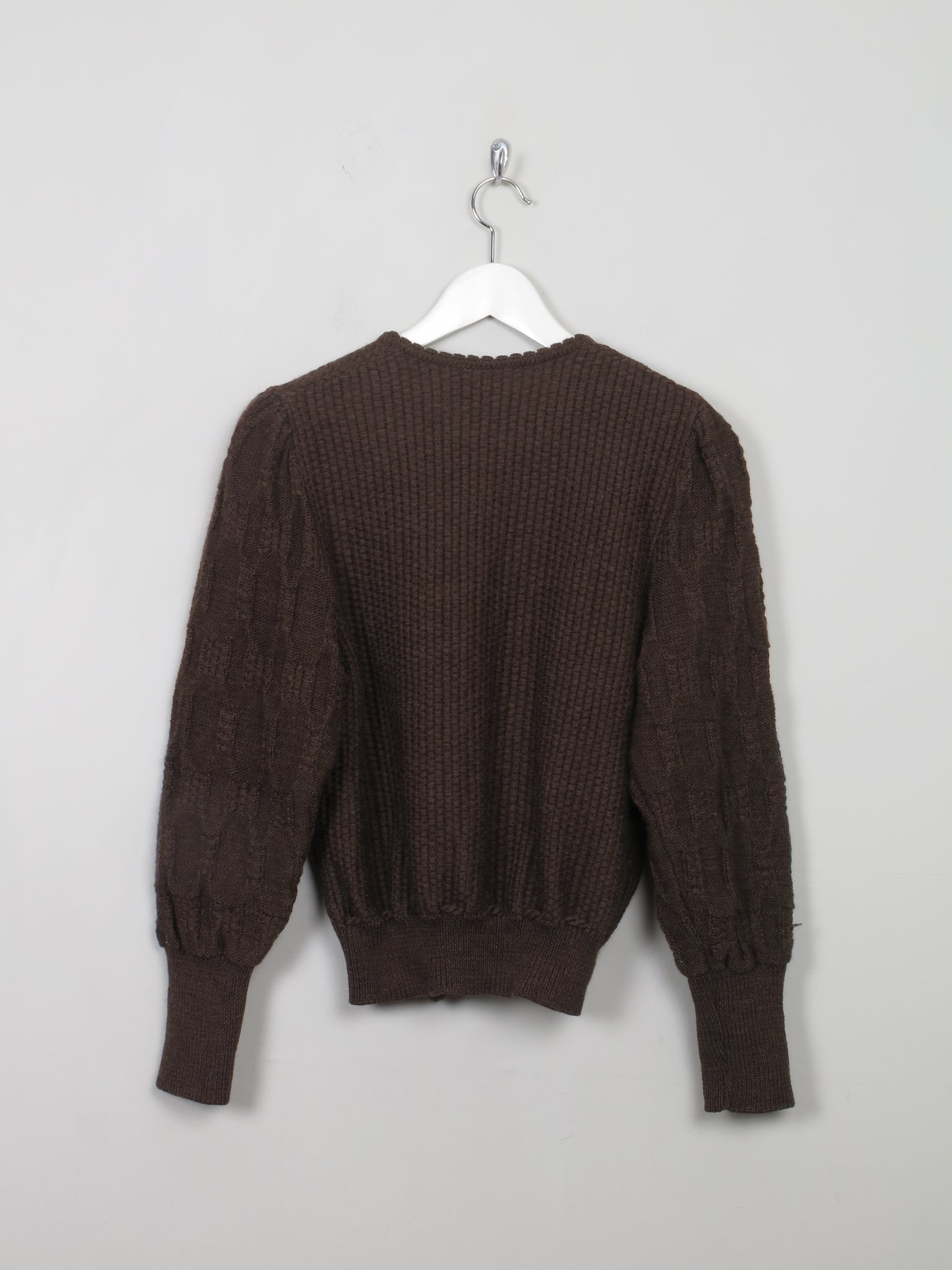 Women's Vintage Brown Austrian Cardigan X/S