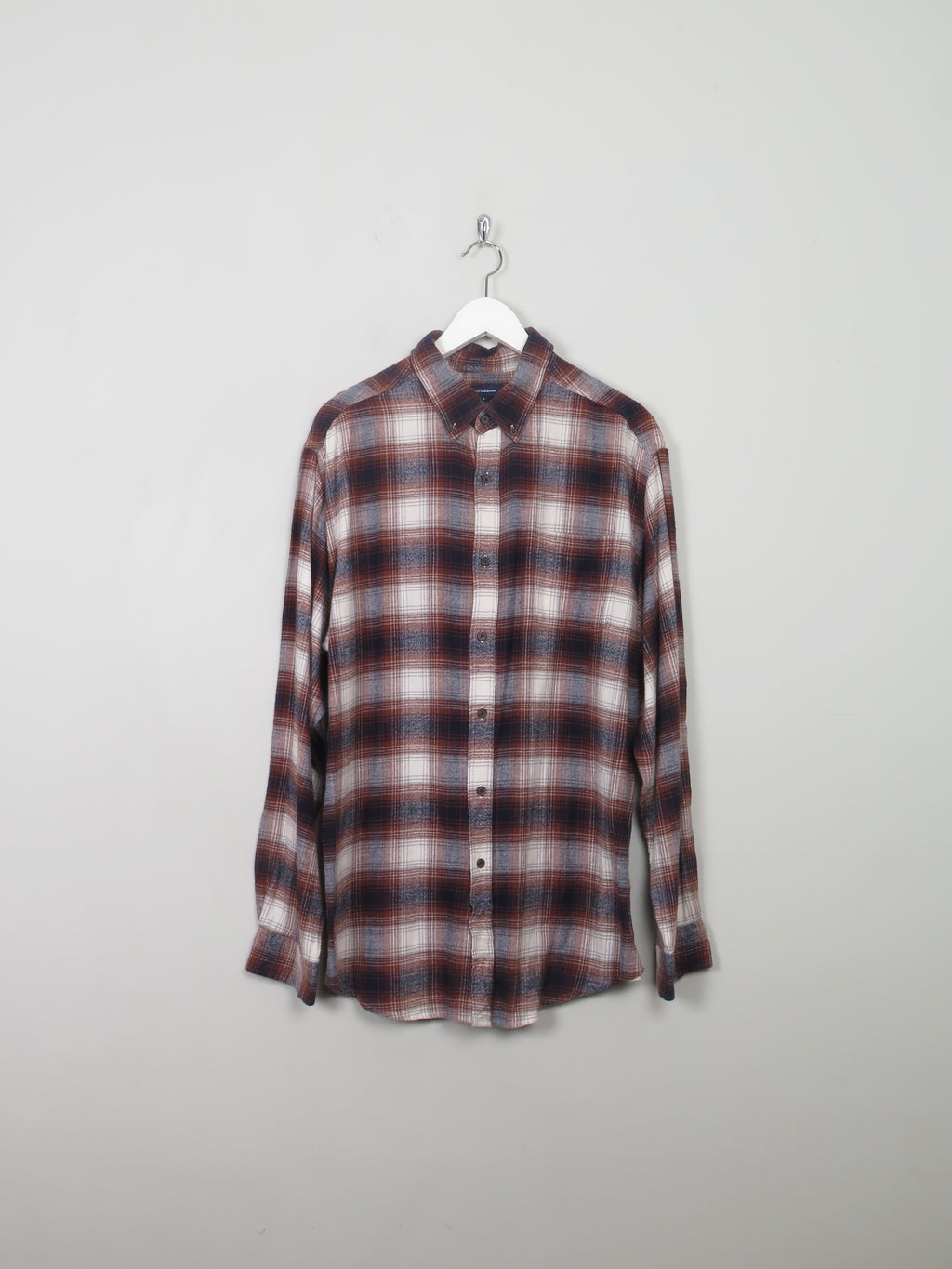 Men's Vintage Style Flannel Shirt L