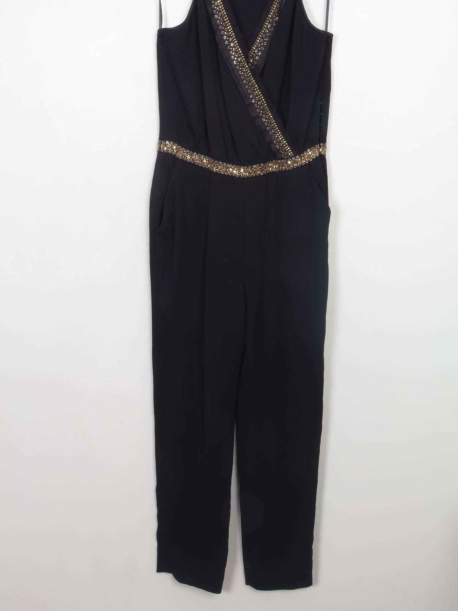 Diane Von Furstenberg  Black Jumpsuit 12