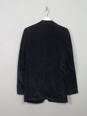 Men's Vintage Navy Velvet Jacket 38"