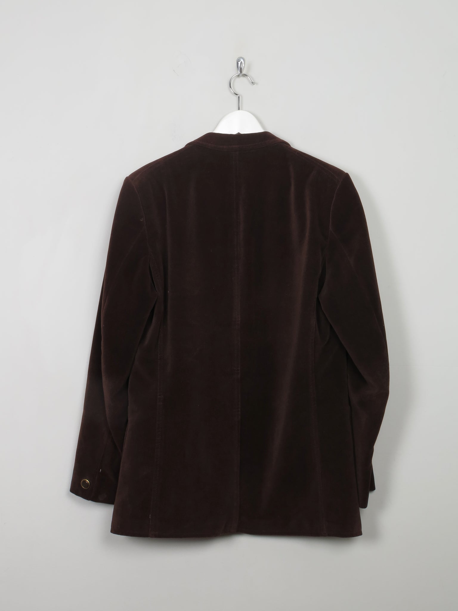 Men's Vintage Brown Velvet Jacket 40"