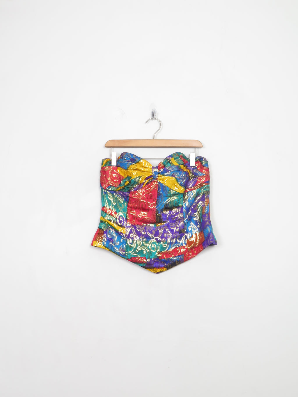 Women's Vintage Colourful  80s Corset S