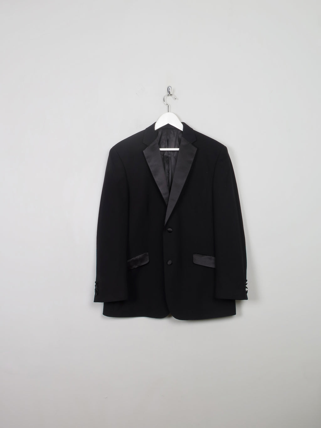 Men's Vintage Black Tuxedo Jacket 42"