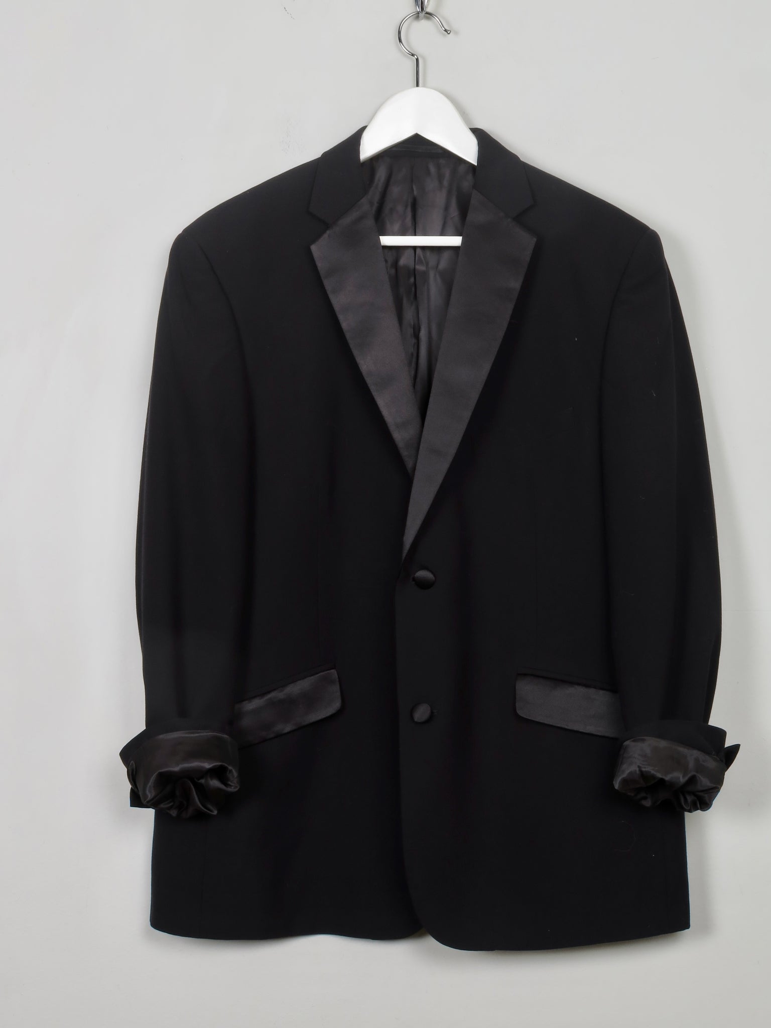 Men's Vintage Black Tuxedo Jacket 42"