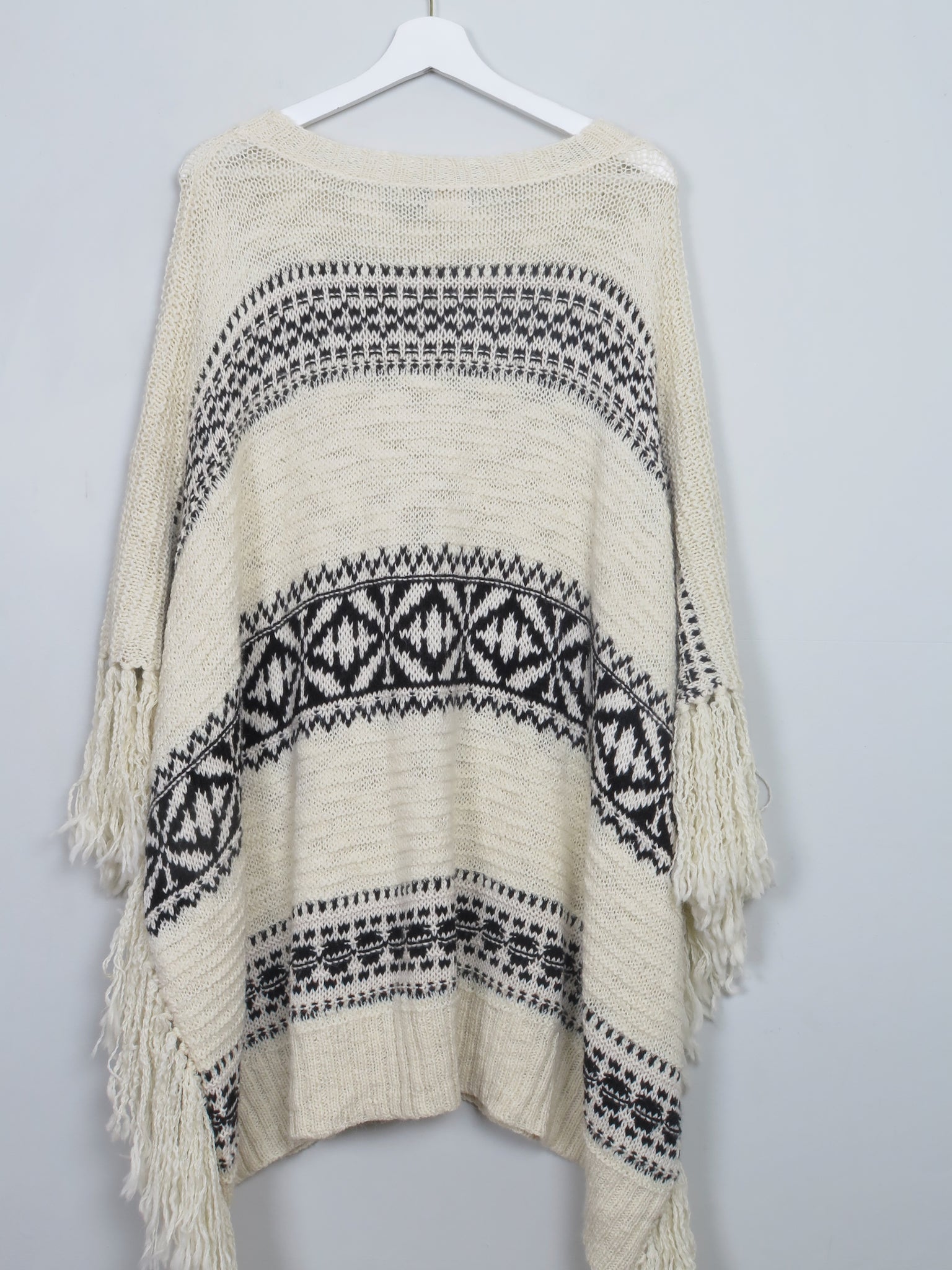 Vintage Womens Raplh Lauren Polo Knitted Poncho New S/M