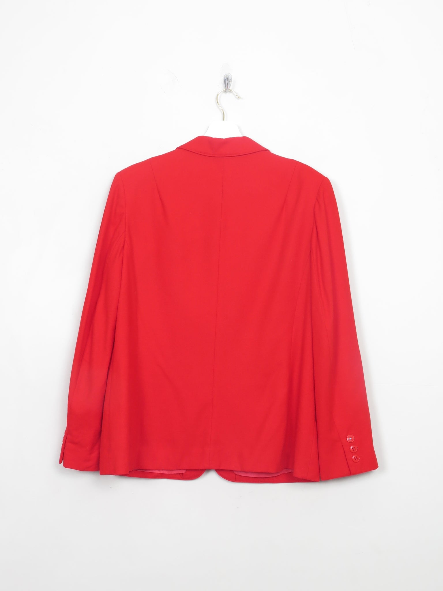 Women's Vintage Red Pendleton Wool Blazer 14