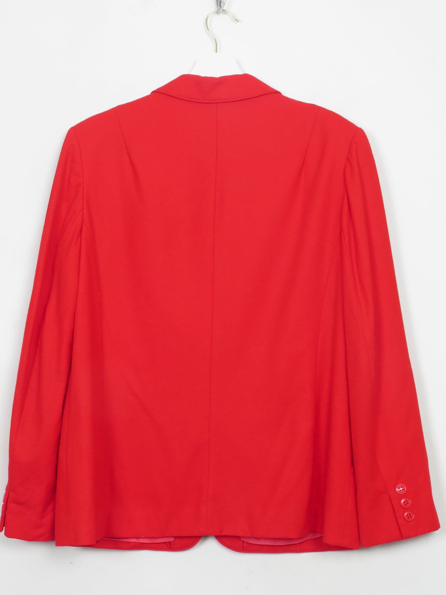 Women's Vintage Red Pendleton Wool Blazer 14