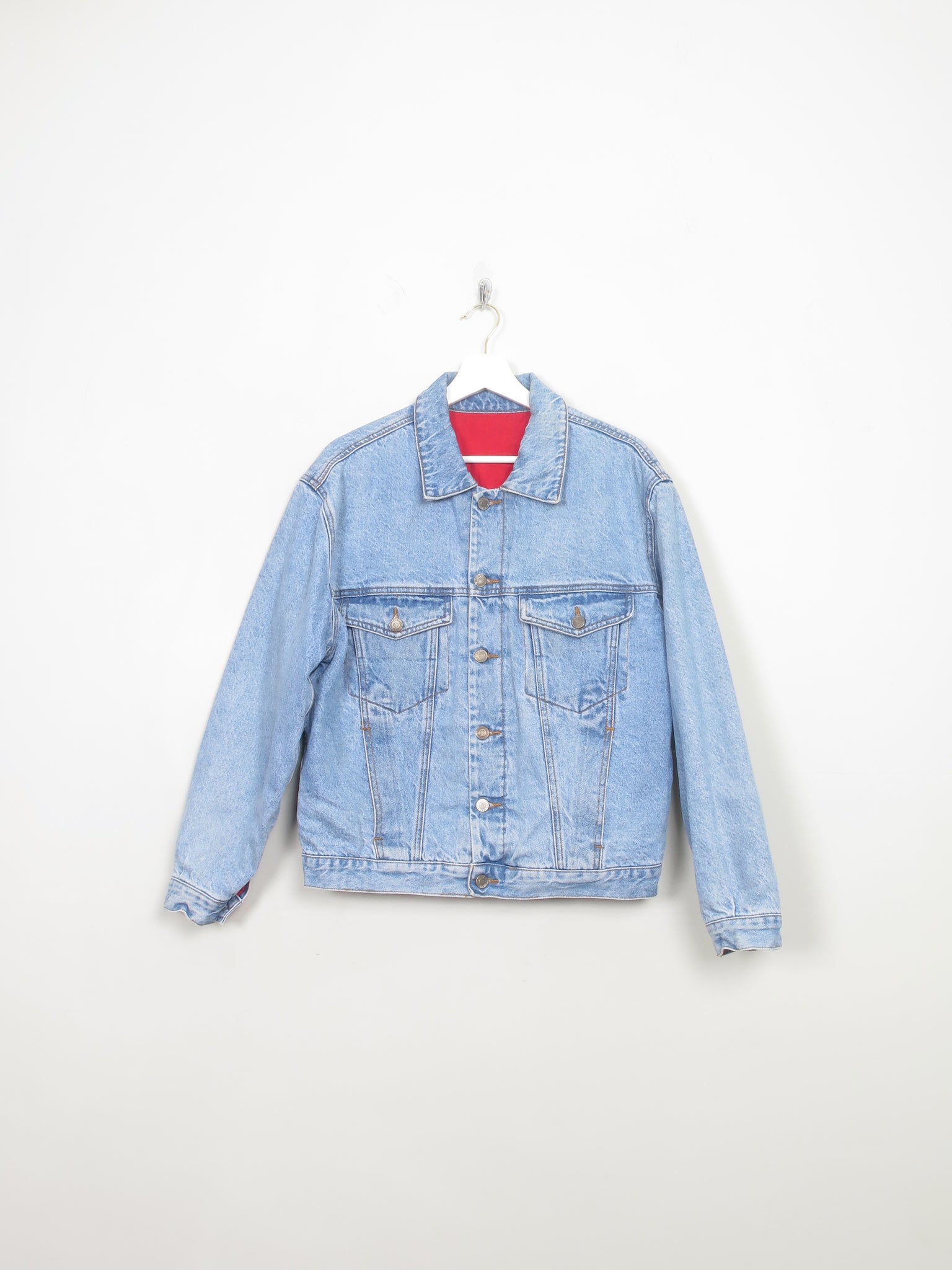 Vintage Denim Lined Heavy Denim Jacket S/M