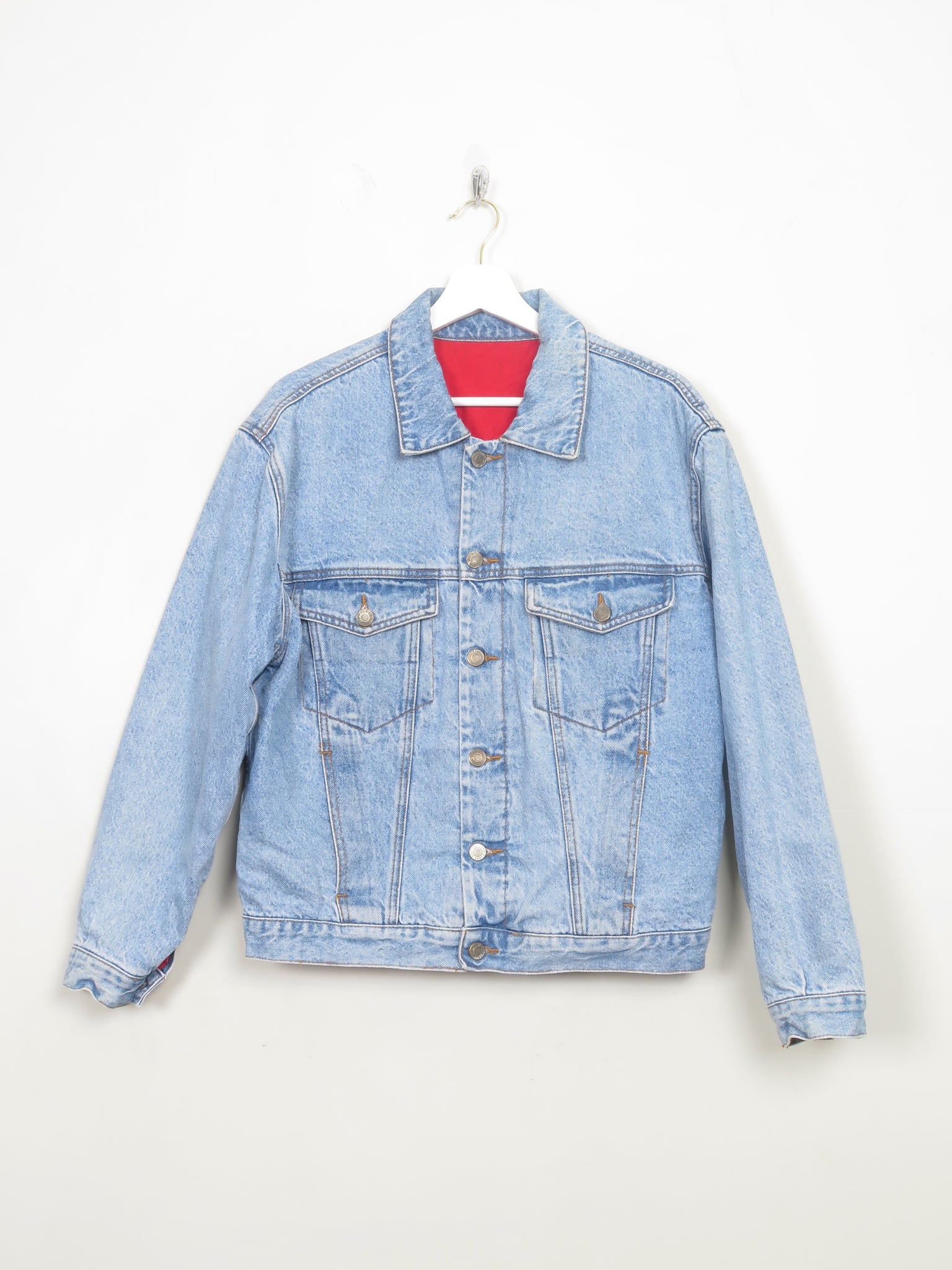 Vintage Denim Lined Heavy Denim Jacket S/M