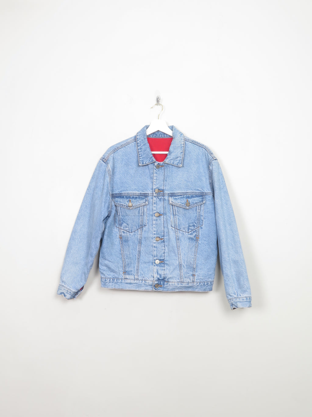 Vintage Denim Lined Heavy Denim Jacket S/M
