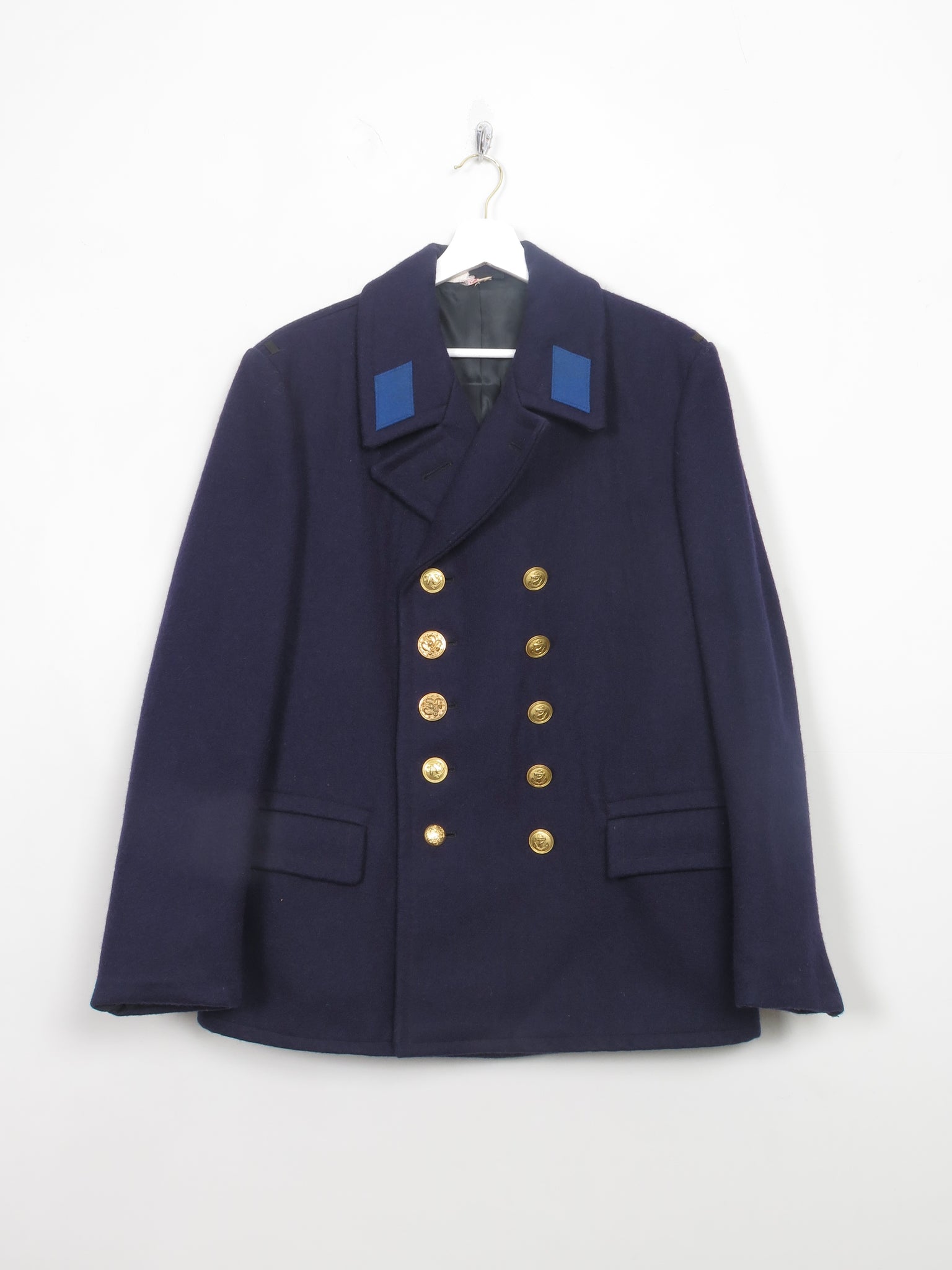 Men's Vintage Navy Military Jacket 40"